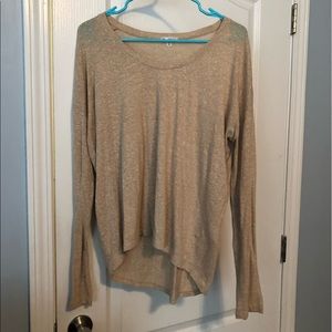 Gap Light Heather Oatmeal Top